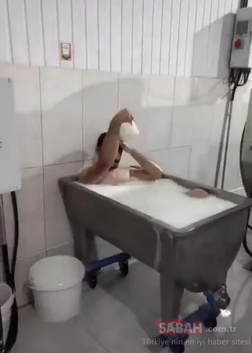 Süt banyosu yapan işçi olayında son dakika gelişmesi! İfadeleri ortaya çıktı