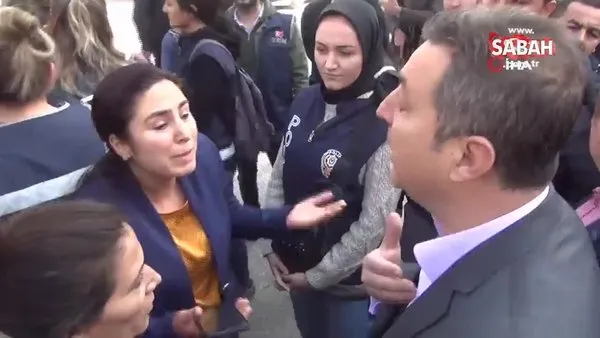 Belediyeye girmek isteyen HDP’li vekile polis izin vermedi!
