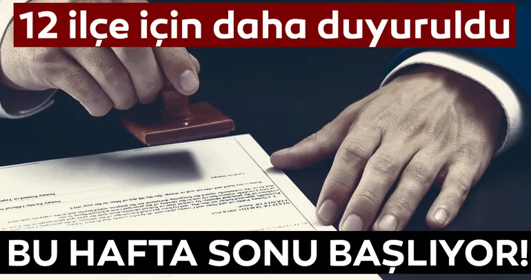 Noterlerin nöbeti ilçelere taşınıyor