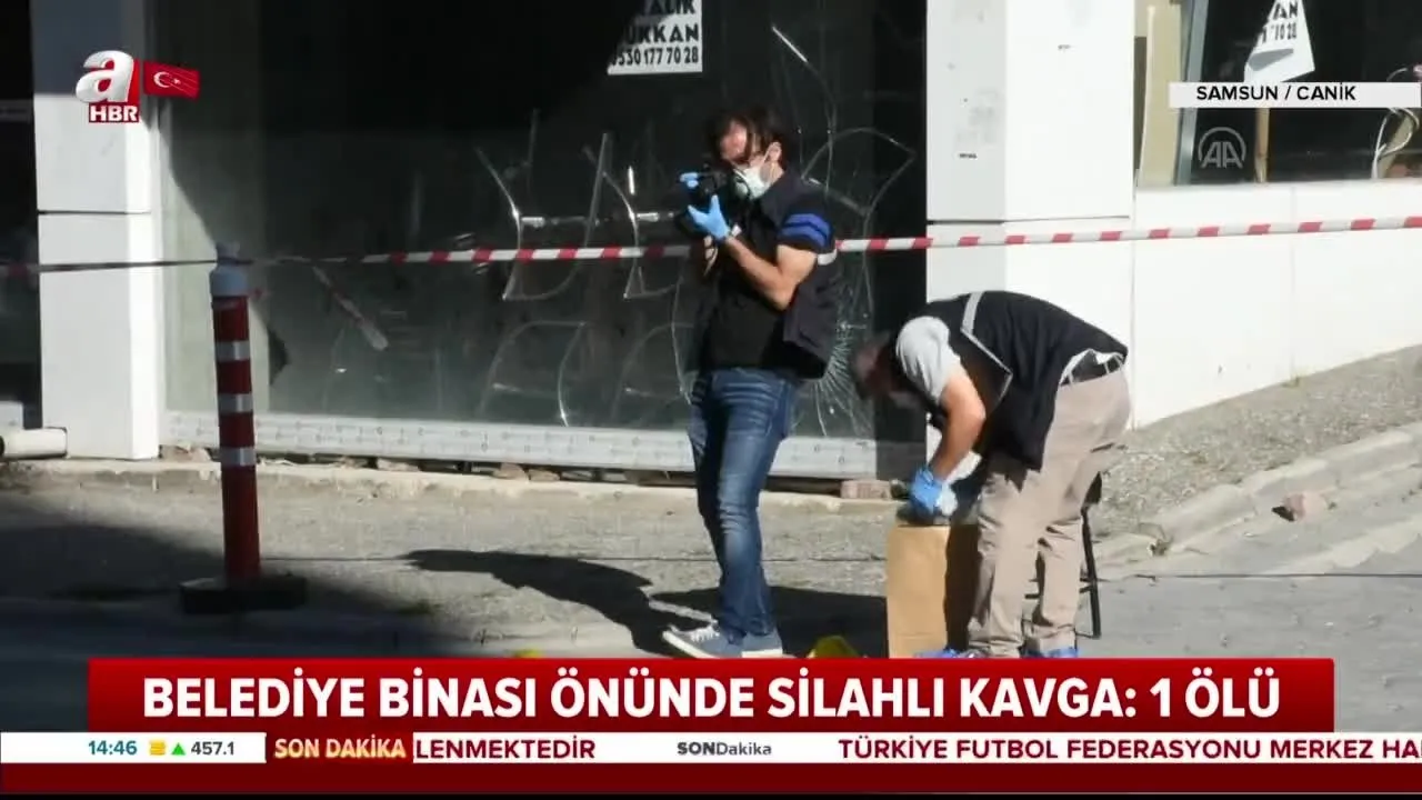samsun da silahli kavga cinayetle bitti video videosunu izle son dakika haberleri