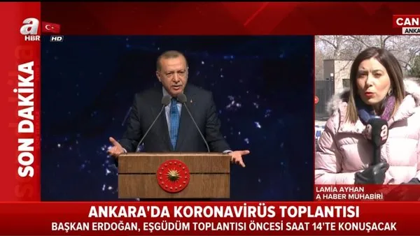 Cumhurbaşkanı Erdoğan'dan Koronavirüsle Mücadele Eşgüdüm Toplantısı öncesi açıklama | Video