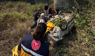 Osmaniye’de otomobil tarlaya uçtu: 3 yaralı