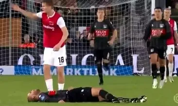 AZ Alkmaar - NEC Nijmegen maçında Bas Dost yürekleri ağza getirdi