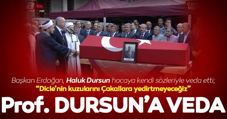 Prof. Dr. Haluk Dursun son yolcuğuna uğurlandı