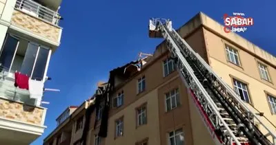 Sultangazi’de apartmanın çatı katında patlama | Video