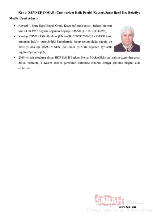 İşte CHP, Saadet Partisi ve İYİ Parti'nin PKK ile bağlantılı adayları!