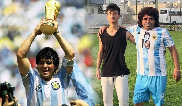 İşte Türkiye’nin Maradona’sı: Benzerlikleri herkesi şaşkına çeviriyor!