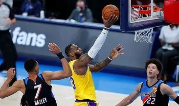 Lakers Thunder’ı LeBron James ile devirdi