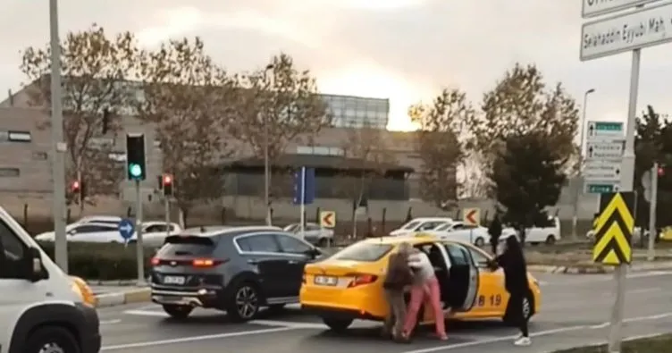 Taksici yakalandı ruhsatı iptal edildi, taksi men edildi