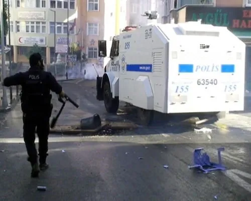 Okmeydanı savaş alanına döndü