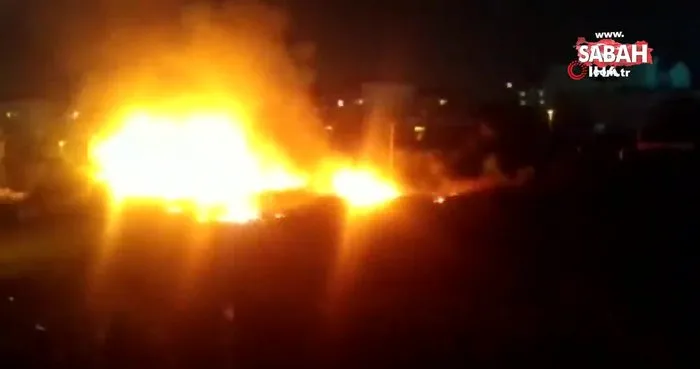 İstanbul Ataşehir’de elektrik kabloları yangına neden oldu | Video