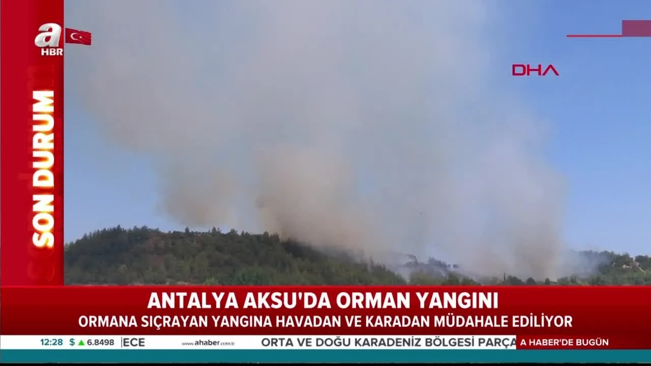 Son Dakika Antalya Da Orman Yangini Video Videosunu Izle Sabah Tv
