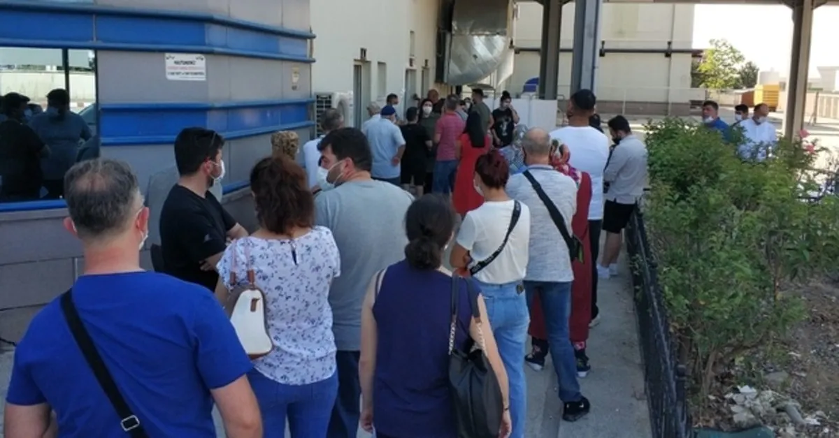 samsun da corona testi kuyrugu son dakika haberler