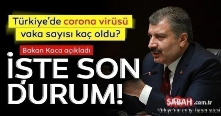 20 Ağustos 2021 Sağlık Bakanlığı günlük korona tablosu ve vaka sayısı! Bugün Türkiye corona virüs vaka sayısı kaç oldu?