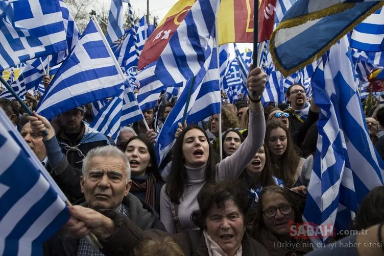Yunanistan’da olaylı ’Makedonya’ gösterisi