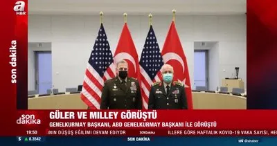 Genelkurmay Başkanı Orgeneral Yaşar Güler, ABD Genelkurmay Başkanı Orgeneral Mark Milley ile görüştü | Video
