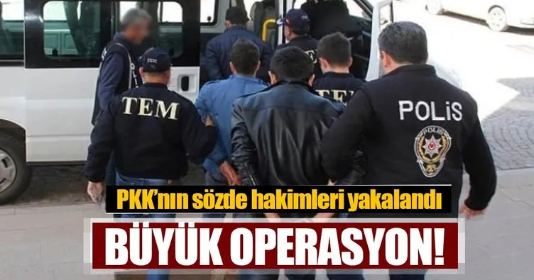 PKK’nın sözde hakimlerine Van’da operasyon