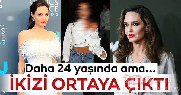 Angelina Jolie'nin ikizi ortaya çıktı! İnanılmaz benzerlik...