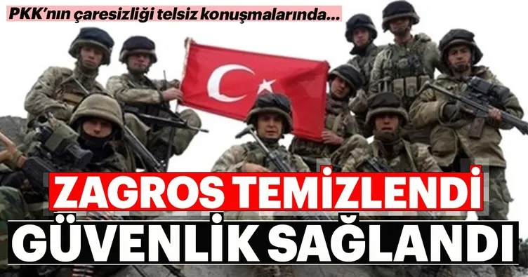 Zagros temizlendi, Murat Karayılan’ın çaresizliği telsiz konuşmalarına yansıdı