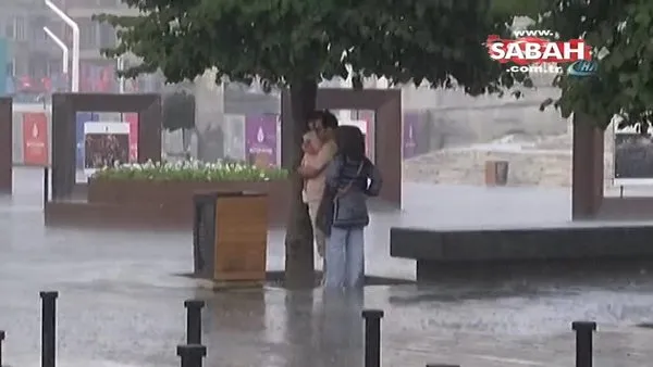 İstanbul için beklenen yağış başladı
