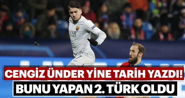 Cengiz Ünder, Türk futbol tarihine geçti