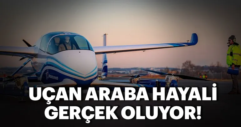 Boeingin uçan arabası testi geçti