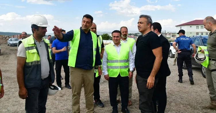 Göle KYK  Yurdu inşaatında sona doğru