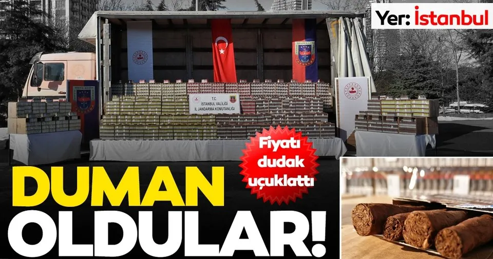 istanbul da kacak puro operasyonu