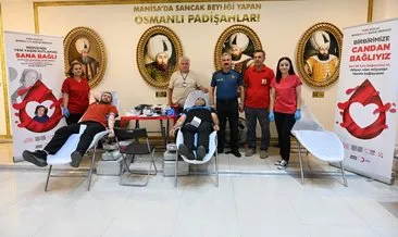 Manisa Emniyetinden Kızılay’a kan bağışı desteği #manisa