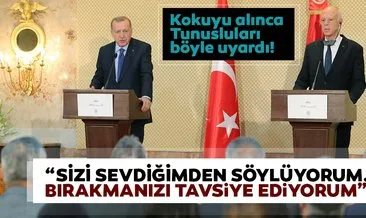 Başkan Erdoğan’dan Tunuslulara sigara eleştirisi: Sizi sevdiğimden söylüyorum, bırakın şunu
