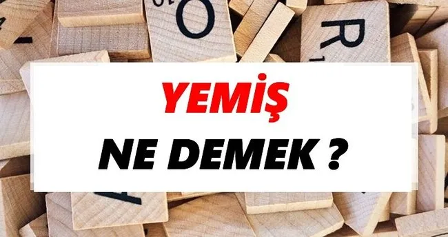 Yemiş Ne Demek? TDK’ya Göre Yemiş Sözlük Anlamı Nedir?