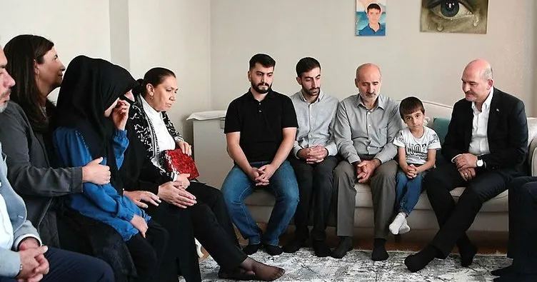 İçişleri Bakanı Süleyman Soylu’dan Yasin Börü’nün ailesine ziyaret