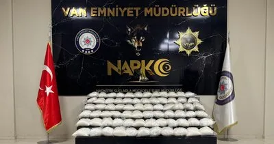 Van'da 143 kilo uyuşturucu ele geçirildi #van