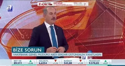 Vakıfbank Genel Müdürü Abdi Serdar Üstünsalih’ten canlı yayında önemli açıklamalar 2 Nisan 2020 Perşembe | Video