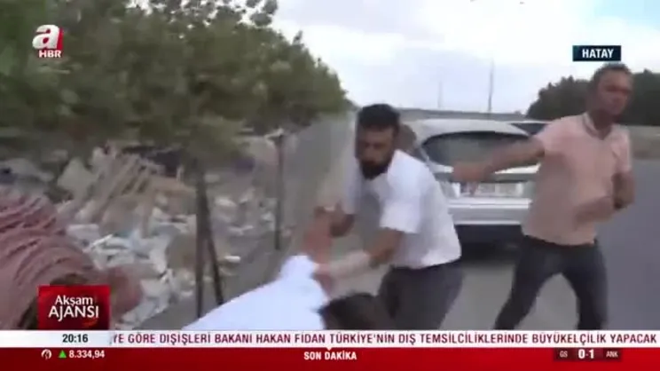 A haber muhabirine saldırı | VİDEO HABER