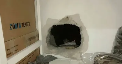 Eminönü’nde iş yerinin altında tünel kazan şahıs gözaltına alındı
