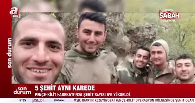 Pençe- Kilit Harekatı’nda şehit sayısı 5’e yükseldi | Video