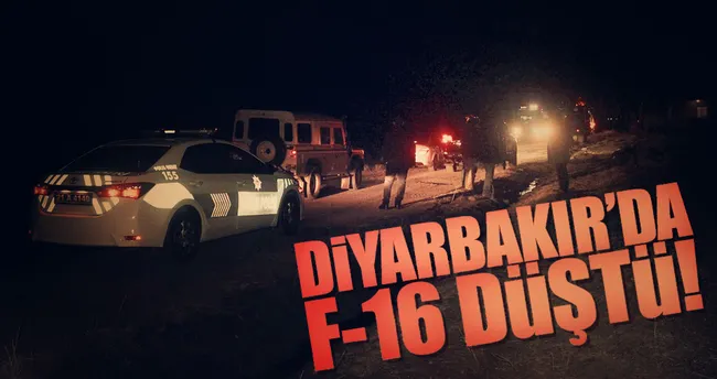 Diyarbakır’da F-16 düştü