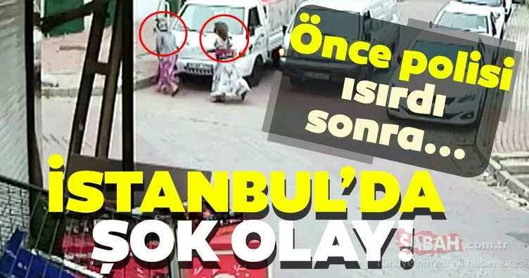 Son dakika: İstanbul’da şok olay! Önce polisi ısırdı sonra...