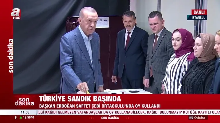 Başkan Erdoğan oyunu kullandı | Video