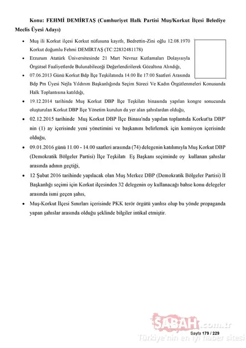 İşte CHP, Saadet Partisi ve İYİ Parti'nin PKK ile bağlantılı adayları!