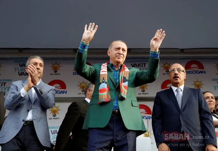 Cumhurbaşkanı Erdoğan'a Diyarbakır'da sevgi seli - 24 hazirana doğru