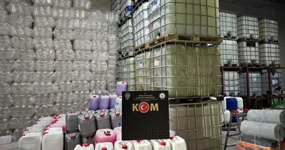 Antalya'da sahte içki imalathanesine operasyon #antalya