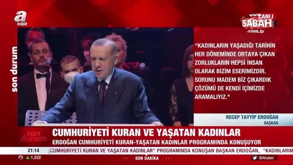 Başkan Erdoğan, 'Memleket İsterim' şiirini okudu | Video
