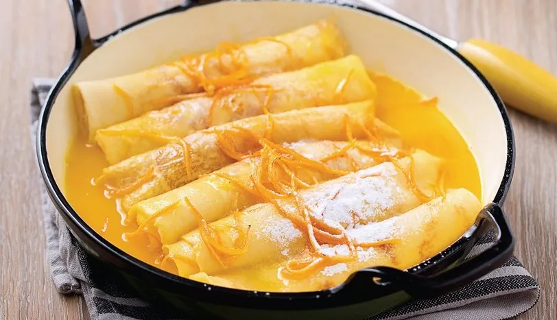 Crepe Suzette: Portakallı Krep ile ilgili görsel sonucu