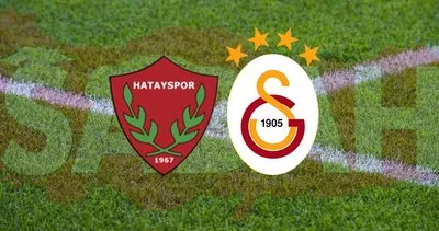 Hatayspor Galatasaray maçı canlı izle! Süper Lig Hatayspor Galatasaray maçı canlı yayın kanalı izle