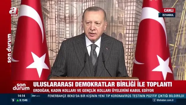 Başkan Erdoğan'dan Dolmabahçe'de önemli açıklamalar | Video