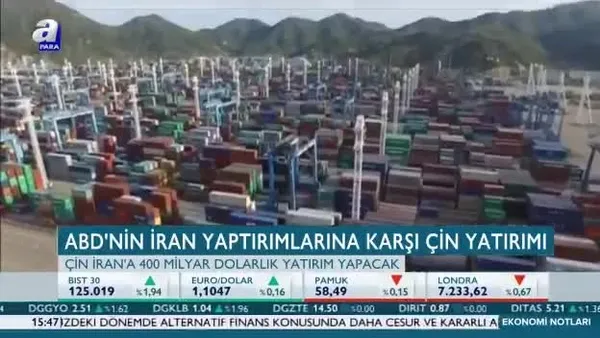 ABD’nin İran yaptırımlarına karşı Çin yatırımı