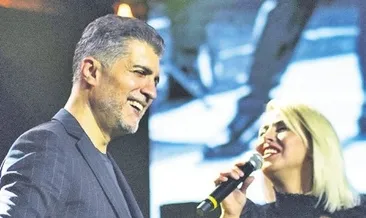 Sahnede sürpriz düet