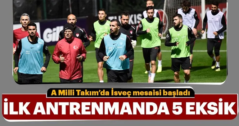 Türkiye A Milli Futbol Takımı’nda İsveç mesaisi başladı